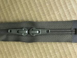 YKKファスナー両開き モスグリーン2本セット