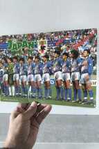 コーリン COLLEEN 下敷き サッカー 日本代表 1993 JFA公認商品 デッドストック_画像1