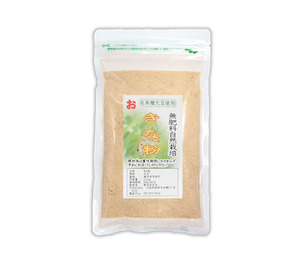 自然栽培 きな粉 (150g)無肥料・無農薬・自家採取の在来種大豆使用☆熊本県産☆大豆が持つ本来の甘味があり、自然の温もりが感じられます♪