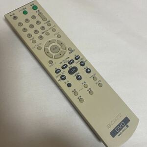 スピード発送　保証付き　アルコール清掃済み　SONY DVD リモコン　RMT-D175J