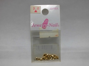 ・Jewelry Nail リトルプリティ スタッズトライアングル3.0mm 50粒 LP-7020G