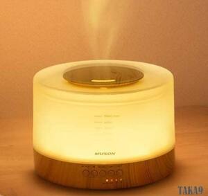 アロマ加湿器 1台4役 アロマディフューザー 加湿器 音楽内蔵 間接照明 大容量500ML 超音波式 癒しグッズ 安眠グッズ ベッドサイドランプ