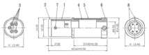 ELECAUDIO製 DIN-101 フォノケーブル用 5PIN トーンアームコネクター（自作用）_画像6