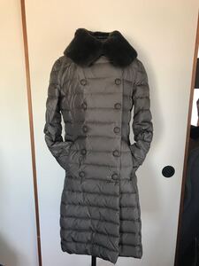 着膨れしないダウン 美品 ユナイテッド アローズ レッキスファー ダウン コート