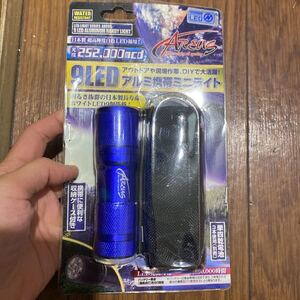 9LEDアルミ携帯ミニライト