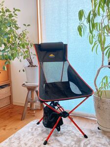 【美品】【定価6280円】CASCADE ハイバックチェア アウトドアチェア