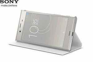 Sony◆Xperia XZs Style Cover Stand SCSG20 フリップ スタイル カバー・ケース（ウォームホワイト）SO-03J,SOV35 au,SoftBank 1