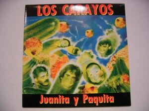 LOS CARAYOS 7inch Juanita y Paquita ラスティック French Rustic ロカビリー MANO NEGRA マノネグラ Manu Chao ロスカラヨス