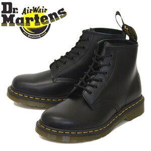 正規 Dr.Martens (ドクターマーチン) 26230001 101 YELLOW STITCH イエローステッチ レザーブーツ BLACK UK8-約27.0cm