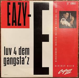 【US盤/Hip Hop/盤質(VG+)/12inch】Eazy-E Luv 4 Dem Gangsta'z / 試聴検品済