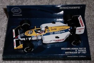 1/43 ウイリアムズ ホンダ FW11B パトレーゼ 1987 オーストラリアGP WILLIAMS HONDA