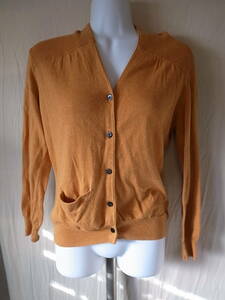 *Wafflish Waffle( Wafflish Waffle ) cardigan 2XL 140 orange tea Brown 