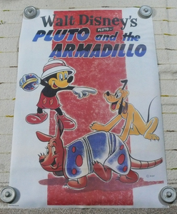 ディズニーポスター「プルートの南米旅行 Pluto and the Armadillo」スモール・プラネット社企画販売