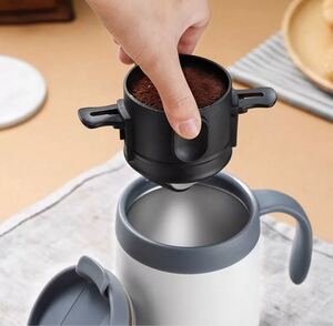 【手間要らずにコーヒーが飲める】ポータブル ドリップ コーヒーフィルター ドリップケトル