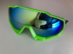 超軽量 サイクリング スポーツサングラス 偏光 グリーン