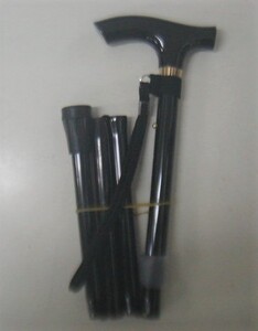  folding type stick *5 -step adjustment stick * wonderful . stick * black 