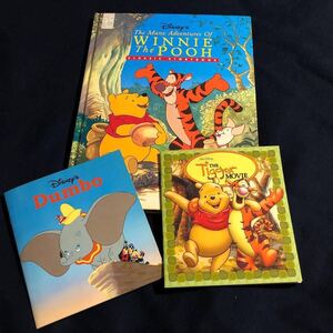 【ディズニー】絵本 英語 洋書 くまのプーさん ダンボ☆3点セット
