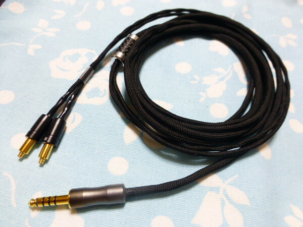 SHURE SRH1840 SRH1540 SRH1440 用ケーブル MOGAMI 2944 4.4mm5極 200cm 長め (長さ 線材 カスタム対応可能) ヘッドホン用MMCX