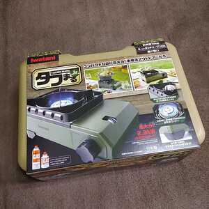 ★全国送料無料★ イワタニ カセットコンロ タフまるJr 日本製 カーキ CB-ODX-JR ダッチオーブン バーナー クッカー キャンプ アウトドア