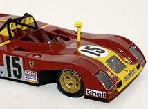 1/43 Ferrari 312 P 24h Le Mans 1973 #15 ◆Jacky Ickx / Brian Redman ◆ フェラーリ - アシェット F1 & レーシングコレクション_画像9