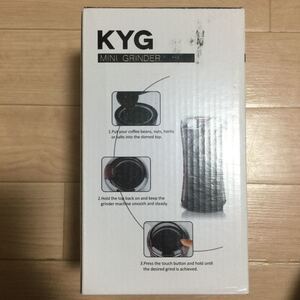 KYG 電動コーヒーミル 電動ミル コーヒーミル コーヒーグラインダー