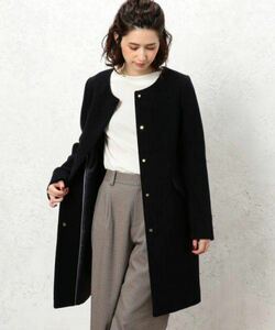 【ユナイテッドアローズ】美品 2way コート 定価27500円 ノーカラー