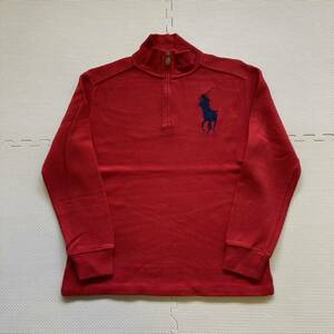 Ralph Lauren ラルフローレン ビッグポニー ハーフジップ スウェット M(10-12) キッズ レディース