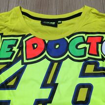 VR46 Valentino Rossi THE DOCTOR T-shirt バレンティーノロッシ ザドクター Tシャツ レディース Lサイズ ユーズド_画像2
