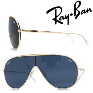 RAYBAN レイバン Wings ブランド サングラス ダークブルー ティアドロップ 0RB-3597-905080