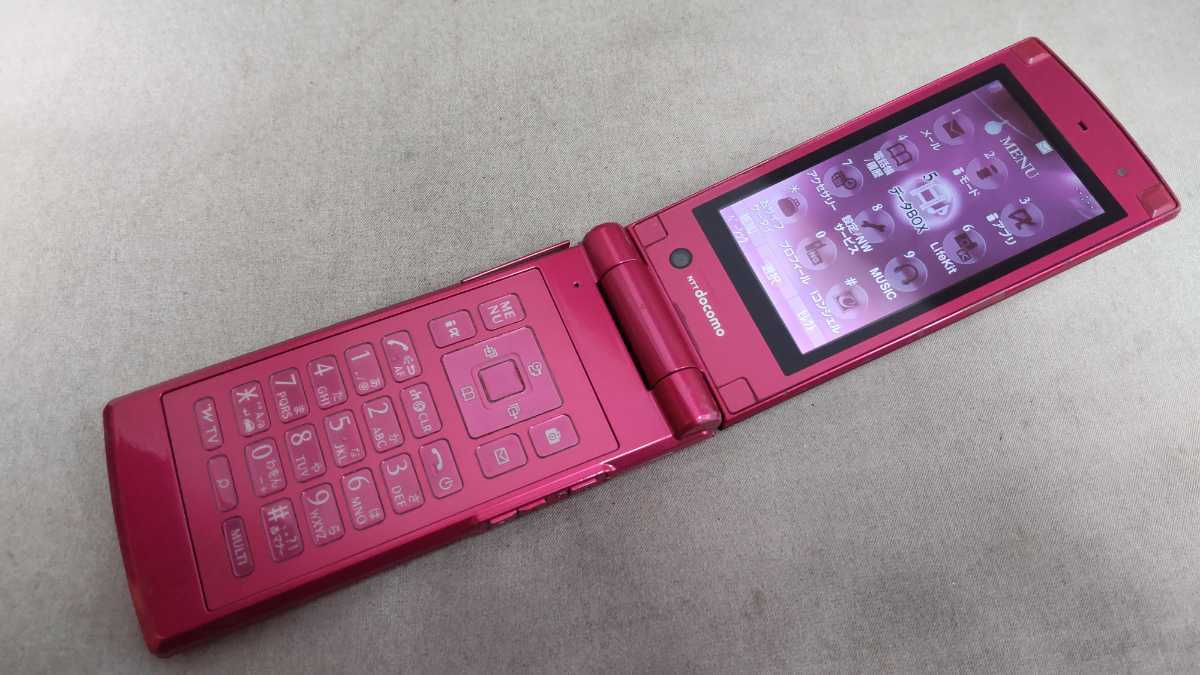 ずっと気になってた ◇ドコモ◇LEDカスタム携帯◇NEC FOMA N906iμ