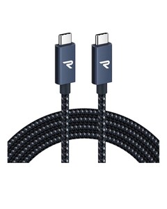RAMPOW Type-C 充電ケーブル 2M 黒 中古美品 100W 急速充電 PD3.0 USB3.2 Gen2 4K出力