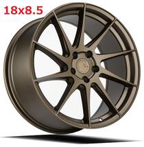 期間限定セール2/15まで 新品！Aodhan AH09 18x8.5+35 18インチ 5穴 PCD100 Matte Bronze 左右対称 ミラーリング フローフォーミング製法_画像7