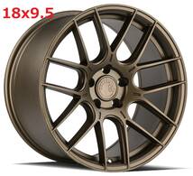 新品！Aodhan AHX 18x9.5+35 5穴 PCD120 フローフォーミング製法 Matte Bronze 深リム Concave USDM 新品_画像1