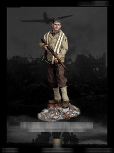 *Face Pool Figure*1/6 WW2 America land army no. 2 Ranger large . no. 29..... talent . France 1944 standard version (FP004A)6674