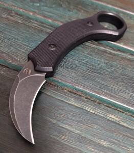 【ノーブランド中華ナイフ】カランビット　固定刃　小型　サバイバルナイフ