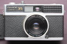 4362 簡易動作確認済 FUJICA フジカ FUJIFILM 富士フィルム　FUJICA COMPACT 35 フジカコンパクト35　fujinon 38mm f2.8_画像6