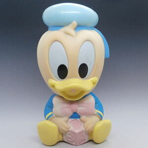  Disney baby Donald squishy alphabet block ARCO 1990 period sofvi 
