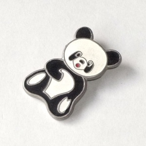  Showa Retro pin z Panda pa tiger Vintage pin badge Panda Chan 