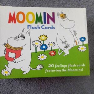  intellectual training toy English word flash card feeling Moomin card reverse side table use is possible 40 word beautiful goods cost ko buy 