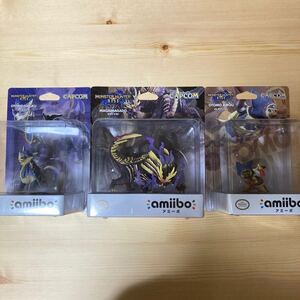 【新品未開封】amiibo アミーボ モンスターハンターライズ 3点セット