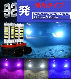 フォグランプ用 爆光! LED 80W HB4 ブルー 2個 スズキ 青 取り付け簡単! きれいな色味!