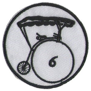 plizna-No.6 embroidery badge ( patch )