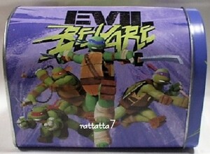 ☆Teenage Mutant☆Ninja Turtles☆MEAN☆BOX☆ミュータント・ニンジャ・タートルズ☆忍者☆メールボックス☆缶☆バッグ