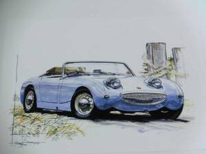 bow illustration -217/ Austin Healey sprite Mk-1 / Austin Healey Sprite //1 sheets only 