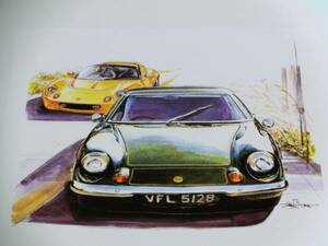 bow illustration -252/ Lotus Europe special /Lotus Europa Special/// Elise -252//1 sheets only 