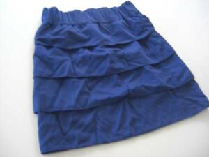  прекрасный товар Pour La Frime оборка юбка синий M