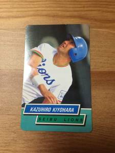 Kazuhiro Kiyohara (Seibu Lions) -1995 Бейсбольная карточка (профессиональные бейсбольные чипсы Calbee)