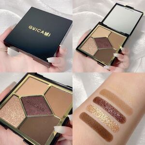 Guicami eyeshadow 5色アイシャドウパレット #04 中国コスメ
