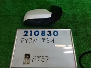 デミオ DBA-DY3W 右 サイド ミラー カジュアル 25D 210830