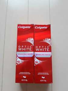 Colgate,コルゲート、OPTIC WHITE,オプティックホワイト、スパーリングホワイト、SPARKLING WHITE,歯磨き粉、ホワイトニング、送料無料匿名